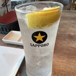 Shibuya Wagyuu Yakiniku Ushihachi Kiwami - 濃い目のレモンサワー