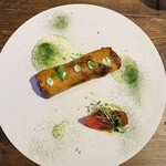 CIRCULO - ②牡蠣の包み揚げ～チーズリゾット、カブ、柚子～(9/5)