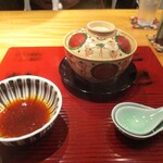 おおたに - 煮物：鱧のしぶしゃぶと夏野菜の炊き合わせ。