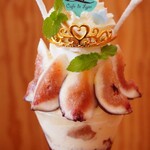 カフェ・ド・リオン パレット - 【2023.09】秋の香いちじくのパフェ(税込2,046円)