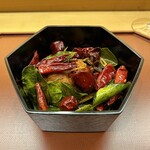 美会 - オコゼ 朝天辣椒 八角 山椒