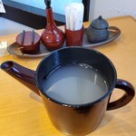 そば一仁 - そば湯