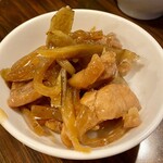 吾平 - 親鶏煮付け。