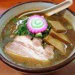 麺屋 高橋 - おさかな正油のドアップ