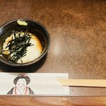 おかめ - 付きだしは山芋とろろ♥️