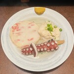 おかめ - 湯葉、しょうが天、タコ