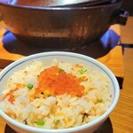 Japanese Restaurant KINZA - 銀鮭といくらの土鍋飯2400円 一番美味しかった❗