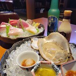Japanese Restaurant KINZA - 旬の生ガキ 1800円