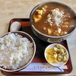 Izumiya - カレーそば・半ライス