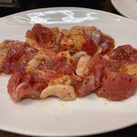 鶏の焼肉 ピリ辛鶏 - 