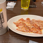 鶏の焼肉 ピリ辛鶏 - 