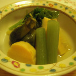 Kiyotomo - 季節野菜の炊き合わせ
