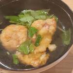 炭火とワインと純米酒 King Momo - 椀物　～たこやきらぼの出汁たこ～