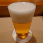 鮨 あらい - 生ビール