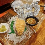 旬食だいにんぐ 潮風 - アワビ刺身