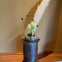 伯雲 - 入り口に飾られた秋の花