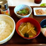 すき家 - 料理写真:牛まぜのっけ朝食