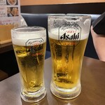 Taishuushokudou Teishokuno Marudai - 生ビール大と中
