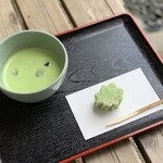 Rikugien Fukiage Chaya - お抹茶セット