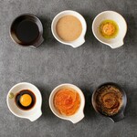 You can choose! 6 delicious homemade sauces