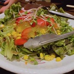肉寿司 弁慶 - トウモロコシと夏野菜のゆずサラダ