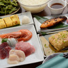 月心 - 料理写真:活きのいい魚介類のお刺身もある『贅沢コース』飲み放題付き