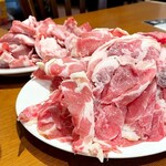 PANDA - 火鍋用？の牛肉と羊肉