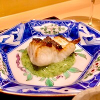 銀座 しのはら - 見たことないほど見事な大振りの櫨　蓼酢で