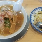 拉麺堂まるいち - 至極の中華拉麺と半チャーハン