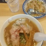 拉麺堂まるいち - 至極の中華拉麺と半チャーハン