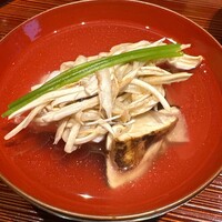 京味 もと井 - 松茸　クエ　お椀