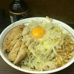 ラーメン二郎 横浜関内店 - 汁なし小豚アブラ