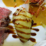 レストラン箕輪 - ポテト　バルサミコ酢