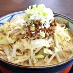 らーめん家 コトブキ - ゴマ野菜らーめん ＋ 大盛 ＋ ゴマ濃い目 ＋ ネギ増し ＋ 味濃い目