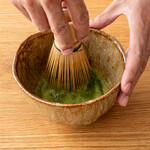Furenchi Kushiage Sumiyaki Benie - お抹茶体験ができますよ♪