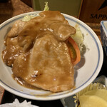 居酒屋レストラン サングッド - 豚ロース生姜焼き　味噌だれ