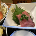 居酒屋レストラン サングッド - きはだ鮪の刺身