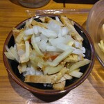 壱角家 - 1杯目、チャーシュー丼(2023.8.24)