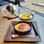 ホンキートンク - 自家製アイスブリュレ・季節の紅茶