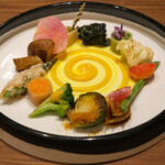 アマラントス - ランチコース 15950円 の野菜の一皿