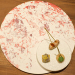 アマラントス - ランチコース 15950円 のフォアグラ / 生しらす / おおまさり