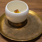 アマラントス - ランチコース 15950円 の焼きとうもろこしのシャーベット