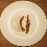 アマラントス - ランチコース 15950円 の長崎県キジハタ ムール貝の泡