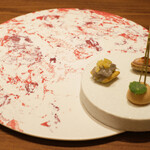 アマラントス - ランチコース 15950円 のフォアグラ / 生しらす / おおまさり