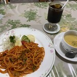 コーヒーハウス陽だまり - 料理写真:ナポリタンセット