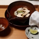 祇園 川上 - 松茸の土瓶蒸し