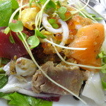 レストラン箕輪 - 海鮮サラダの中
