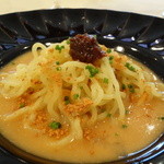 トゥ・ラ・ジョア - 混ぜ海老ラーメン（もちろん自家製麺）（９月）