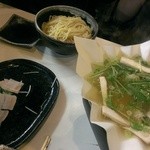 麺哲支店 麺野郎 - 創作塩つけ麺[太刀魚](2013/10)