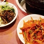 本とさや - ナムル盛合わせ＆イカフェ（小）